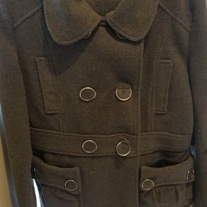 Double breasted  will coat size M grey